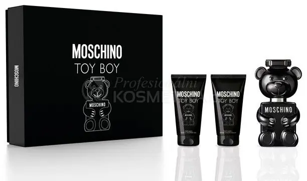 Moschino Toy Boy Set - EDP 50 ml + sprchový gel 50 ml + balzám po holení 50 ml Dárková sada Cenový Hit