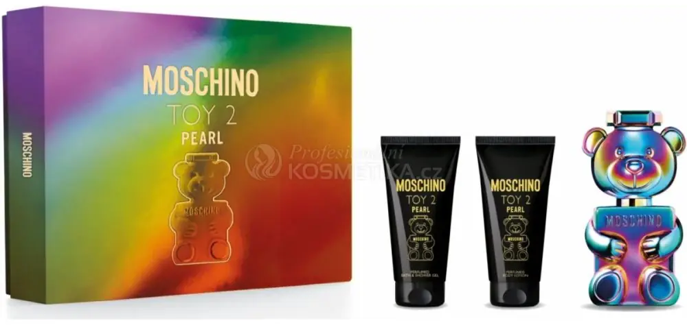Sezónní Sleva Moschino Toy2 Pearl Set - EDP 50 ml + sprchový gel 50 ml + tělové mléko 50 ml Dárková sada