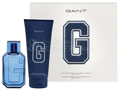 Top Prodej Gant Vánoční Set - EDT 50 ml + šampon na vlasy a tělo 200 ml Dárková sada