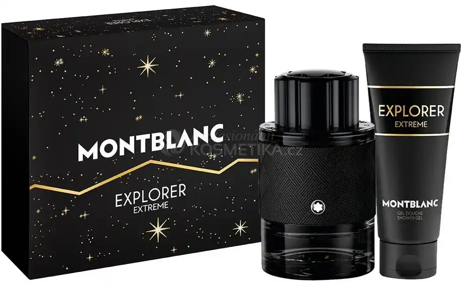 MontBlanc Explorer Extreme Set - Parfém 60 ml + sprchový gel 100 ml Dárková sada Nejprodávanější