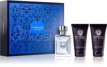 Versace Pour Homme Set - Šampon 50 ml + balzám po holení 50 ml + EDT 50 ml Dárková sada Cenová Bomba