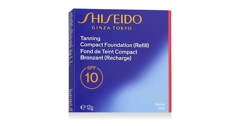 Finální Výprodej Shiseido Tanning Compact Foundation SPF 10 Refill (Honey) 12 g .