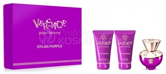 Versace Dylan Purple Set - EDP 50 ml + tělový gel 50 ml + sprchový gel 50 ml Dárková sada Kup Teď