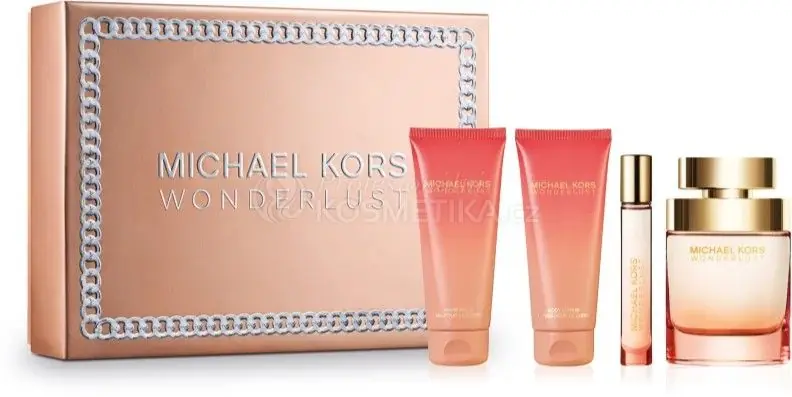 Michael Kors Wonderlust Set I - EDP 100 ml + EDP 10 ml + sprchový gel 100 ml + tělové mléko 100 ml Dárková sada Cenový Hit