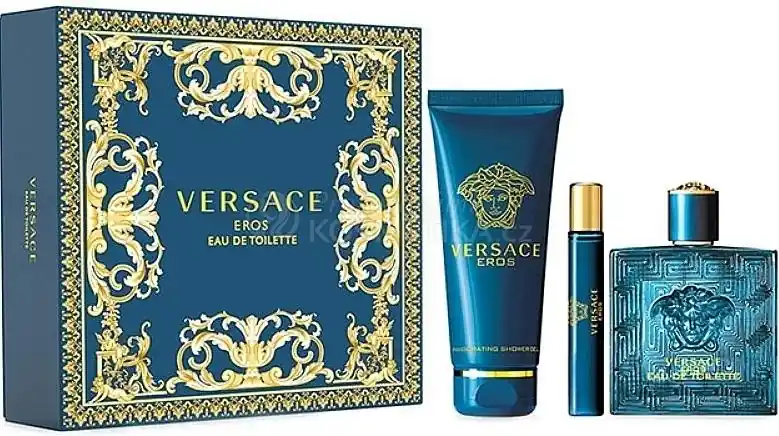 Versace Eros Sada - EDT 100 ml + EDT 10 ml + sprchový gel 150 ml Dárková sada Doprava Zdarma