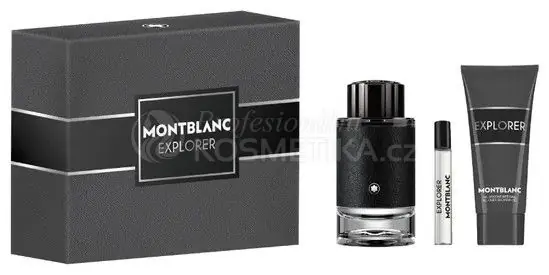 MontBlanc Explorer Set - EDP 100 ml + EDP 7,5 ml + sprchový gel 100 ml Dárková sada Bezpečná Platba