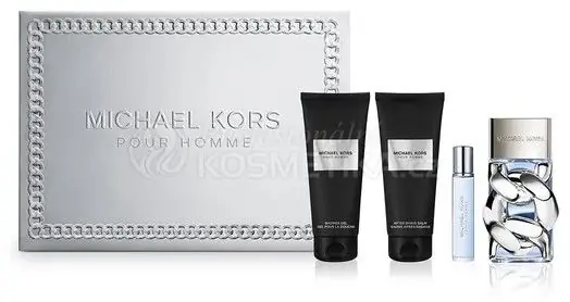 Bezpečná Platba Michael Kors Pour Homme Vánoční Set - EDP 100 ml + EDP 10 ml + sprchový gel 100 ml + balzám po holení 100 ml Dárková sada