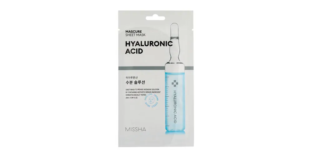 MISSHA Mascure Sheet Mask Hyaluronic Acid 28 ml . Akce