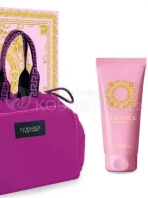 Zlevněný Versace Bright Crystal Set - EDT 90 ml + sprchový gel 100 ml + tělové mléko 100 ml + Kabelka Dárková sada