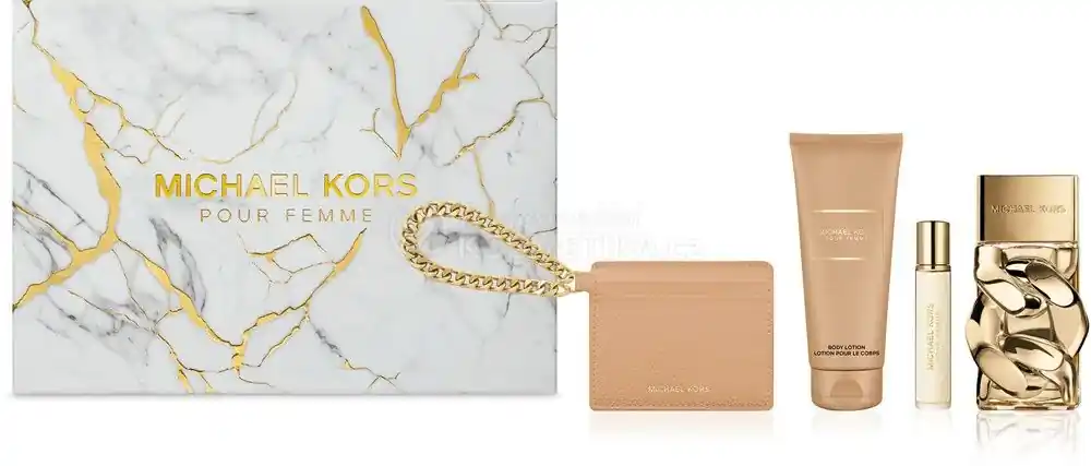 Objednat Nyní Michael Kors Pour Femme Vánoční Set - EDP 100 ml + EDP 10 ml + tělové mléko 100 ml Dárková sada