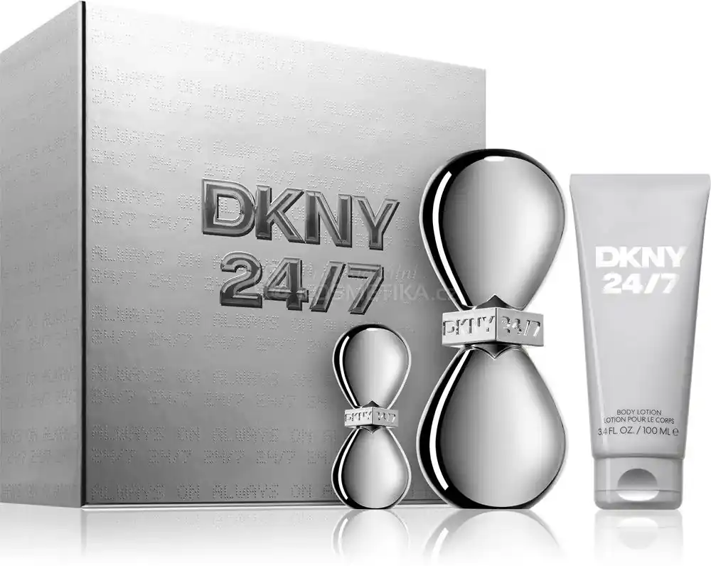 DKNY 24/7 Vánoční Set - EDP 100 ml + EDP 7 ml + tělové mléko 100 ml Dárková sada Pouze Dnes