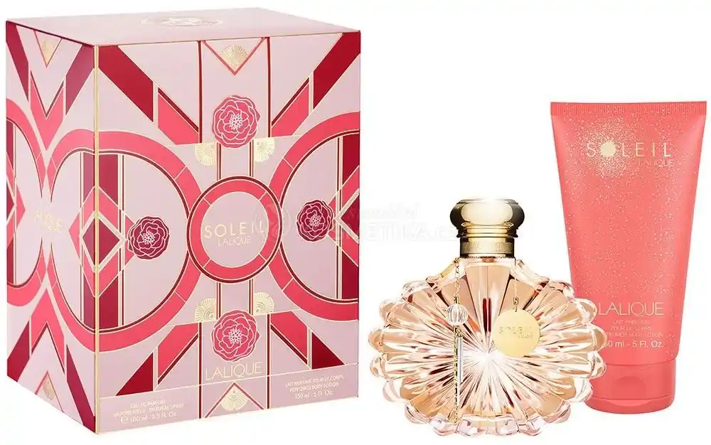 Lalique Soleil Set - EDP 100 ml + tělové mléko 150 ml Dárková sada Vysoce Kvalitní