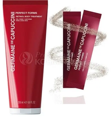 Cenově Výhodný Germaine de Capuccini Perfect Forms Retinol Body Set - Výživný tělový krém 250ml + Jablečný nápoj k redukci hmotnosti 30x4g Dárková sada