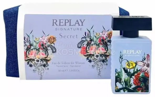 Replay Signature Secret Woman Set - EDT 30 ml + kosmetická taštička Dárková sada Novinka