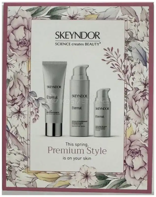 Super Cena Skeyndor Eternal Travel Set - Zpevňující krém 15 ml + oční krém 5 ml + sérum 10 ml Dárková sada