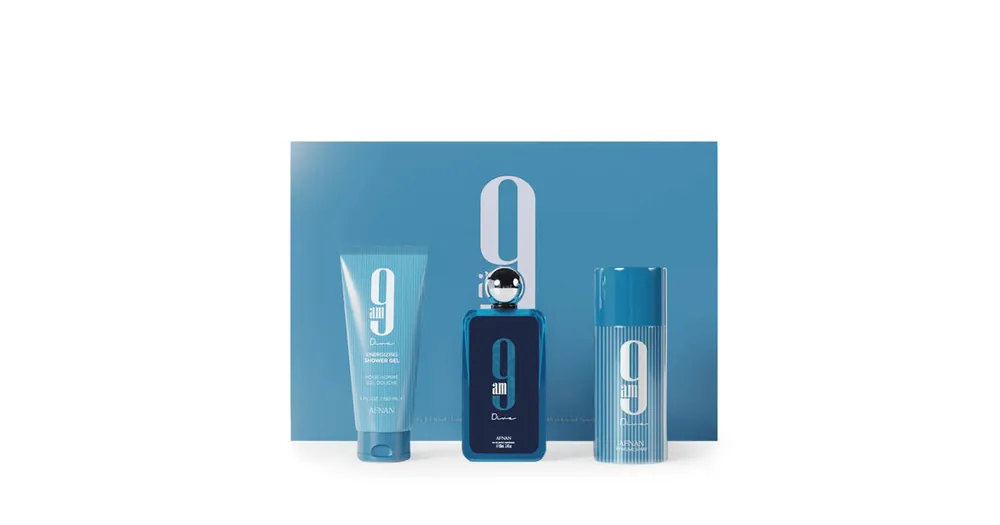 Bezpečná Platba Afnan 9 am Dive EDP 100 ml + DEO ve spreji 150 ml + SG 150 ml UNISEX .