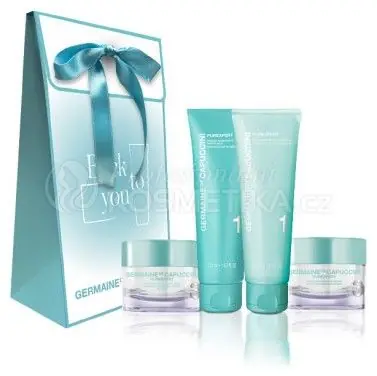 Germaine de Capuccini Purexpert Set - Hydro-matující gel-krém 50 ml + čisticí zmatňující pěna 125 ml Dárková sada Nízká Cena