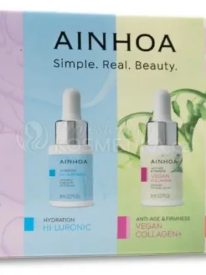 Ainhoa Beauty Treasure Collection Serum - Phyto Retin serum 8 ml + Hi-luronic serum 8 ml + Vegan collagen serum 8 ml + Multivit serum 8 ml Dárková sada Akční Nabídka