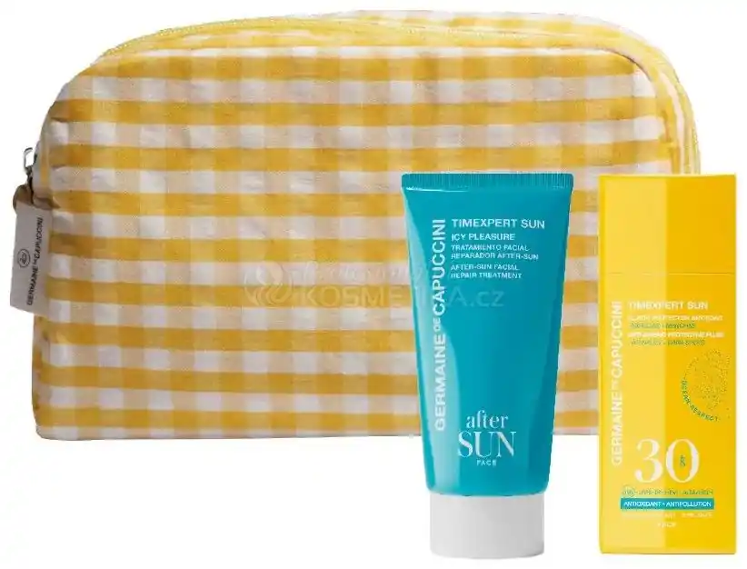 Germaine de Capuccini Timexpert Sun Set - Ochranná pleťová emulze anti-aging SPF30 50 ml + Regenerační pleťový krém po opalování 50 ml Dárková sada Jen Po Omezenou Doba