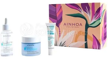 Ainhoa Hi-luronic Vánoční Set - Krém 50 ml + sérum kyseliny hyaluronové 50 ml + micelární gel 15 ml Dárková sada Ihned K Objednání