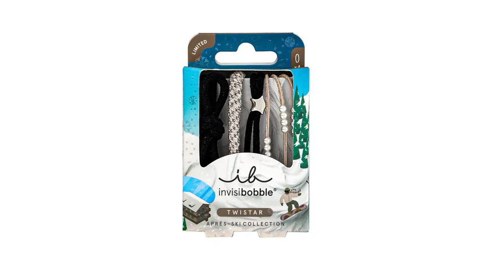 Invisibobble Twistar gumička do vlasů Apres Ski Fondue Lover 4 ks . Akční Nabídka