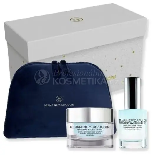 Germaine de Capuccini Timexpert Hydraluronic Rich Vánoční Set - Krém pro normální až suchou pleť 50 ml + Hydratační sérum 3D Force 30 ml Dárková sada Dokud Zásoby Vydrží