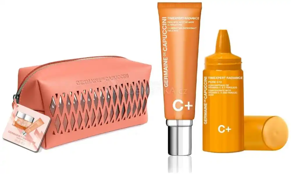 Výprodej Germaine de Capuccini Timexpert Radiance C+ Set + Antioxidační emulze 50 ml + Koncentrát vitamínu C 15 ml Dárková sada