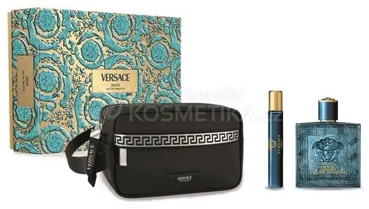 Versace Eros Vánoční Set - EDT 100 ml + EDT 10 ml Dárková sada Omezená Nabídka