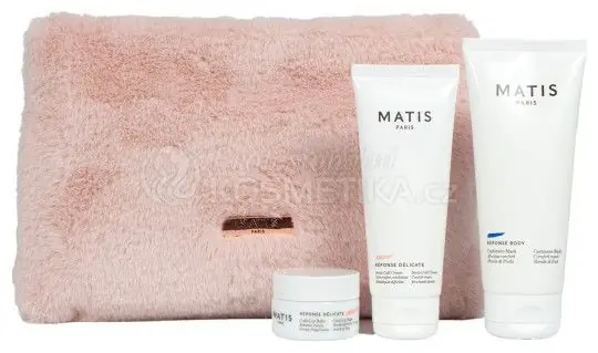 Matis Paris Sensi Cold Set - Ochranný klimatický krém 50 ml + balzám na rty 8g + Regenerační maska na ruce a nohy 50 ml Dárková sada Bezpečná Platba