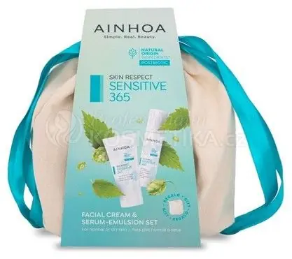 Vysoce Kvalitní Ainhoa Sensitive 365 Set II - Krém 50 ml + sérum-emulze 50 ml Dárková sada