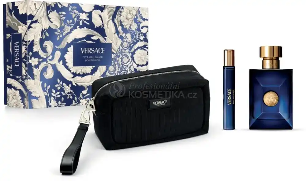 Novinka Versace Dylan Blue Pour Homme Set - EDT 10 ml + EDT 100 ml Dárková sada