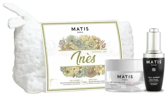 Matis Ines Set - Pleťové sérum 30 ml + protivráskový krém pro citlivou pleť 50 ml Dárková sada Pouze Dnes