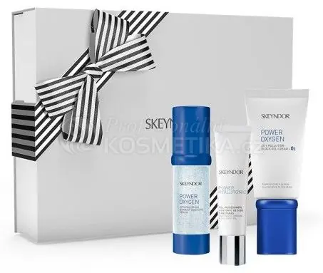 Bezpečná Platba Skeyndor Power Oxygen Set - Gel-krém 50 ml + sérum 30 ml + oční krém 15 ml Dárková sada