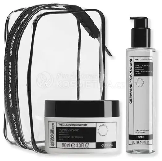 Originální Germaine de Capuccini Cleansing Expert Set - Hydratační tonikum 200 ml + vyživující čistící balzám 100 ml Dárková sada