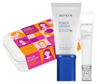 Levný Skeyndor Power Oxygen Set - Krém 50 ml + oční krém 15 ml + krém 25 ml emulze 15 ml Dárková sada