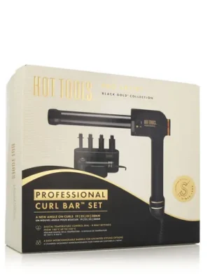Hot Tools Pro Artist Black Gold Collection Curl Bar Set Must-Have