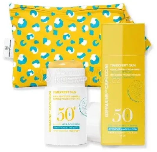 Germaine de Capuccini Timexpert Sun Animal Set - Pleťová emulze na opalování SPF50 50 ml + ochranná tyčinka na opalování SPF50 25 ml Dárková sada Ověřený