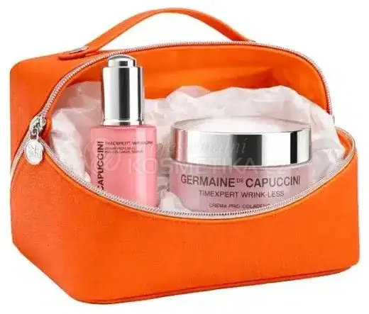 Jen Po Omezenou Doba Germaine de Capuccini Timexpert Wrink Less Rich Letní Set - Denní kolagenový krém pro velmi suchou pleť 50 ml + Kolagenové sérum proti vráskám 50 ml Dárková sada