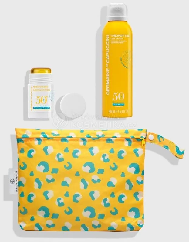 Přímo Od Výrobce Germaine de Capuccini Timexpert Sun Animal Set - Sluneční tělová mlha SPF50 200 ml + ochranná tyčinka SPF50 25 ml Dárková sada