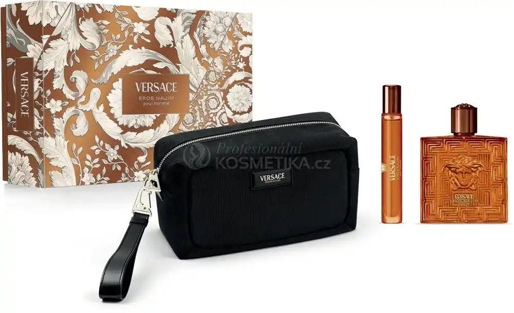 Rychlé Dodání Versace Eros Najim Vánoční Set - Parfém 100 ml + parfém 10 ml Dárková sada