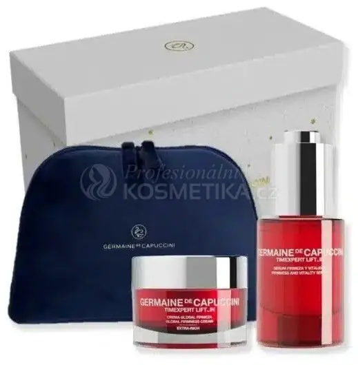 Germaine de Capuccini Timexpert Lift (IN) Vánoční Set - Zpevňující pleťový Krém Extra Rich 50 ml + Liftingové sérum 50 ml Dárková sada Oblíbený