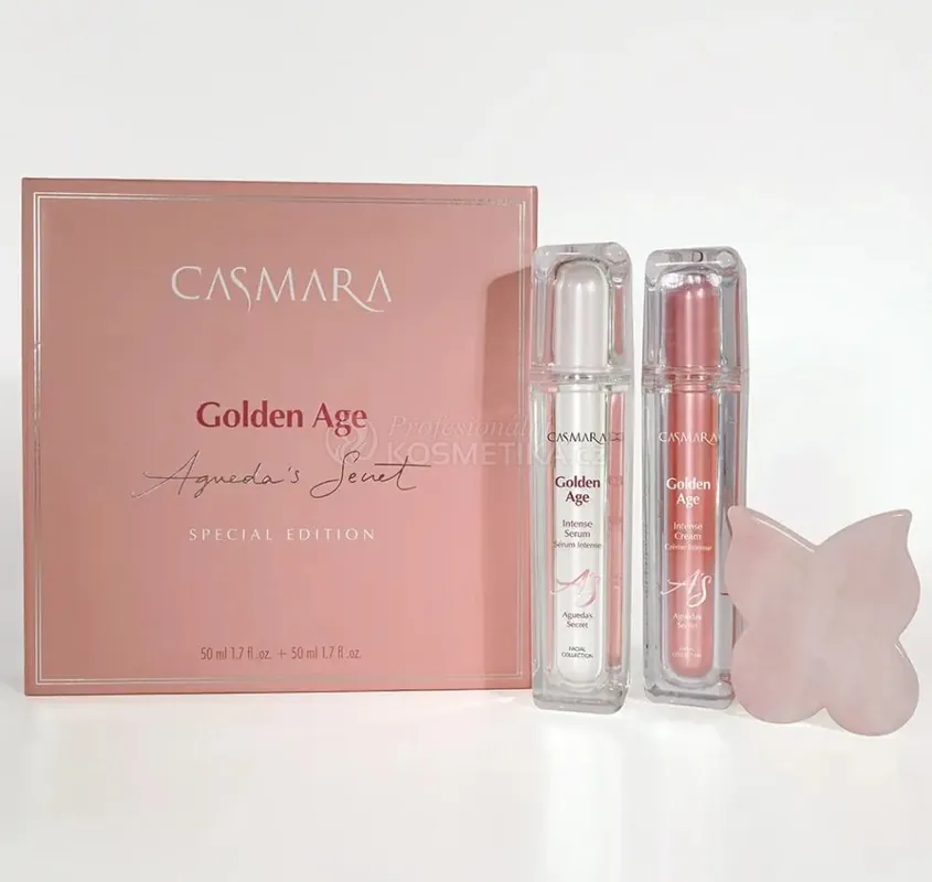 Horká Nabídka Casmara Golden Age Set - Intenzivní regenerační krém 50 ml + Hydratační a zpevňující sérum 50 ml Dárková sada