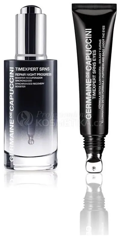 Doprava Zdarma Germaine de Capuccini Timexpert SRNS Duo Set - Regenerační noční sérum 50ml + Detoxikační oční krém 15ml Dárková sada