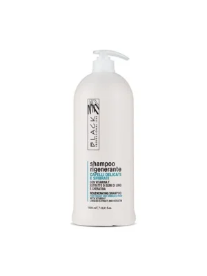 BLACK Intensive Repair Shampoo 1000ml - regenerační šampon pro jemné suché vlasy Jen Po Omezenou Doba