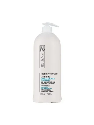 BLACK Intensive Repair Balsamo 1000ml - regenerační balzám pro citlivé a poškozené vlasy Finální Výprodej