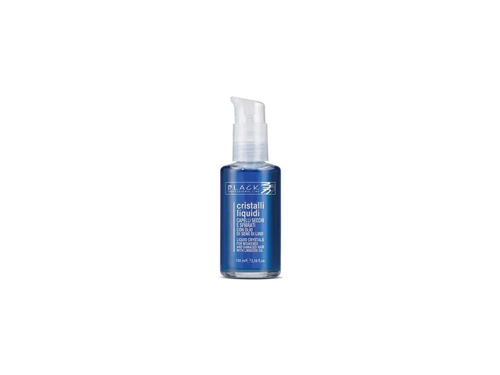 BLACK Professional Cristalli Liquidi BLU 100ml - Tekuté krystaly pro silně poškozené vlasy Nová Kolekce