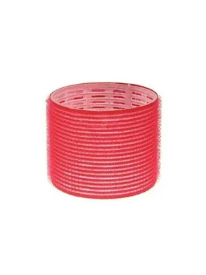 DUKO Natáčky Velcro natáčky na vlasy 75mm červené 6ks Sleva