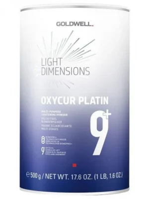 Expresní Doručení GOLDWELL Oxycur Platin 9+ Dust Free 500g - bezprašný platinový melír na vlasy