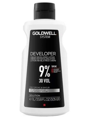 Vysoce Kvalitní GOLDWELL Topchic Developer Lotion 9% (vol30) - krémový peroxid vodíků 1000ml