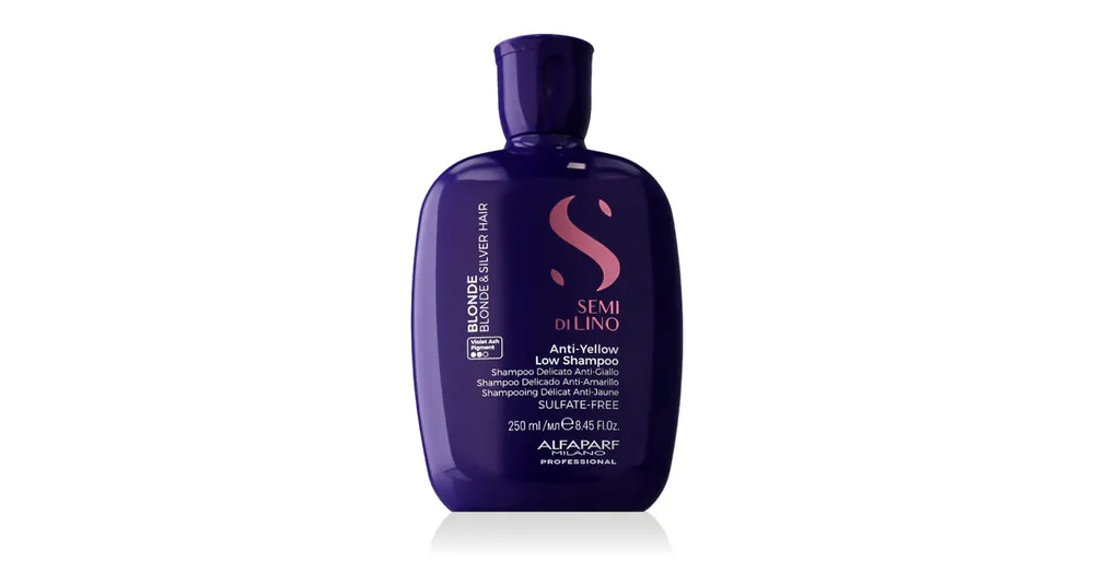 Alfaparf Milano Semi Di Lino Blonde Intense Anti-Yellow Low Shampoo 250 ml Nejlepší Cena